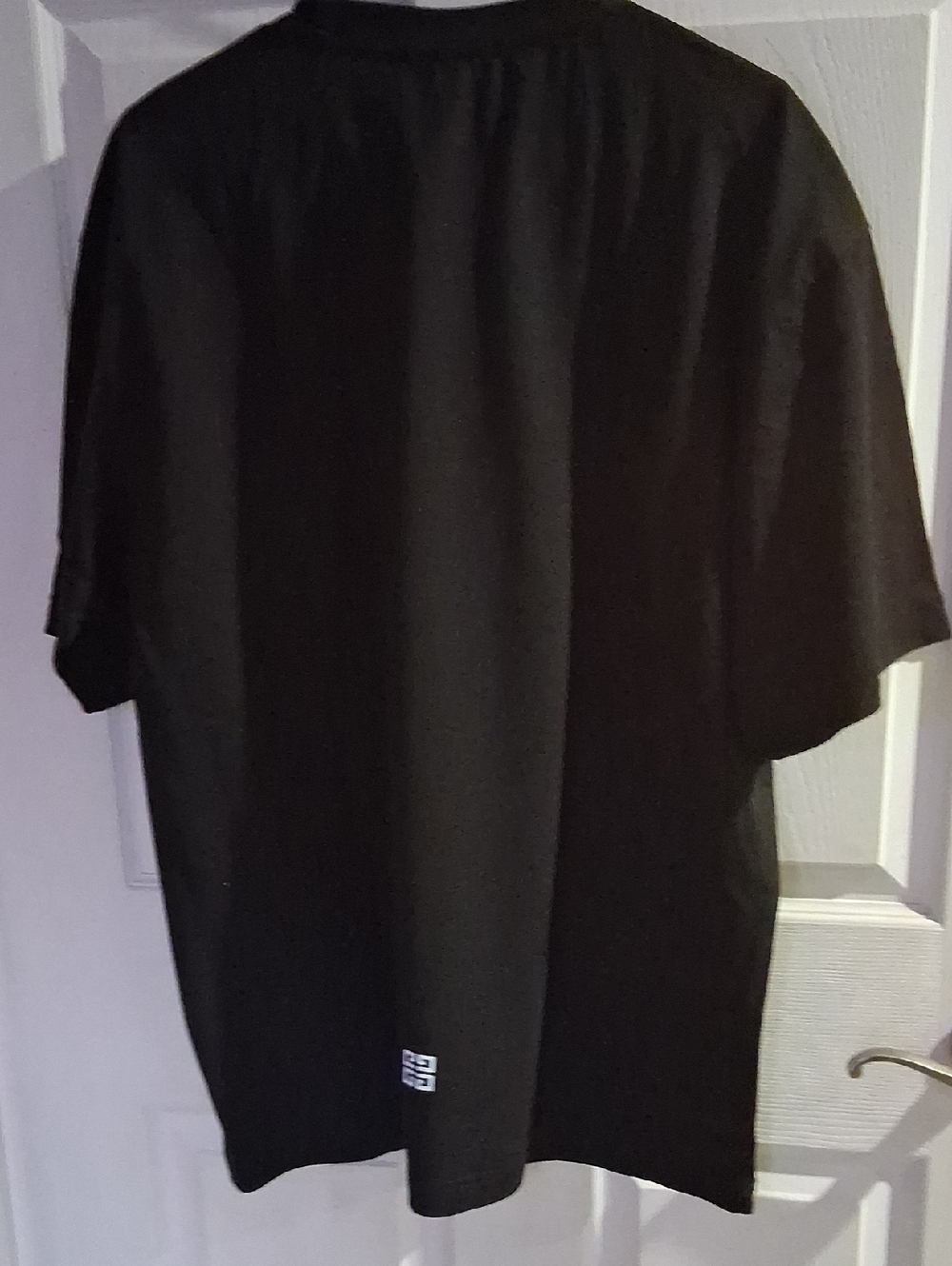 NWT Mens Givenchy Black T-Shirt with White Logo Size XL - Picture 4 of 5